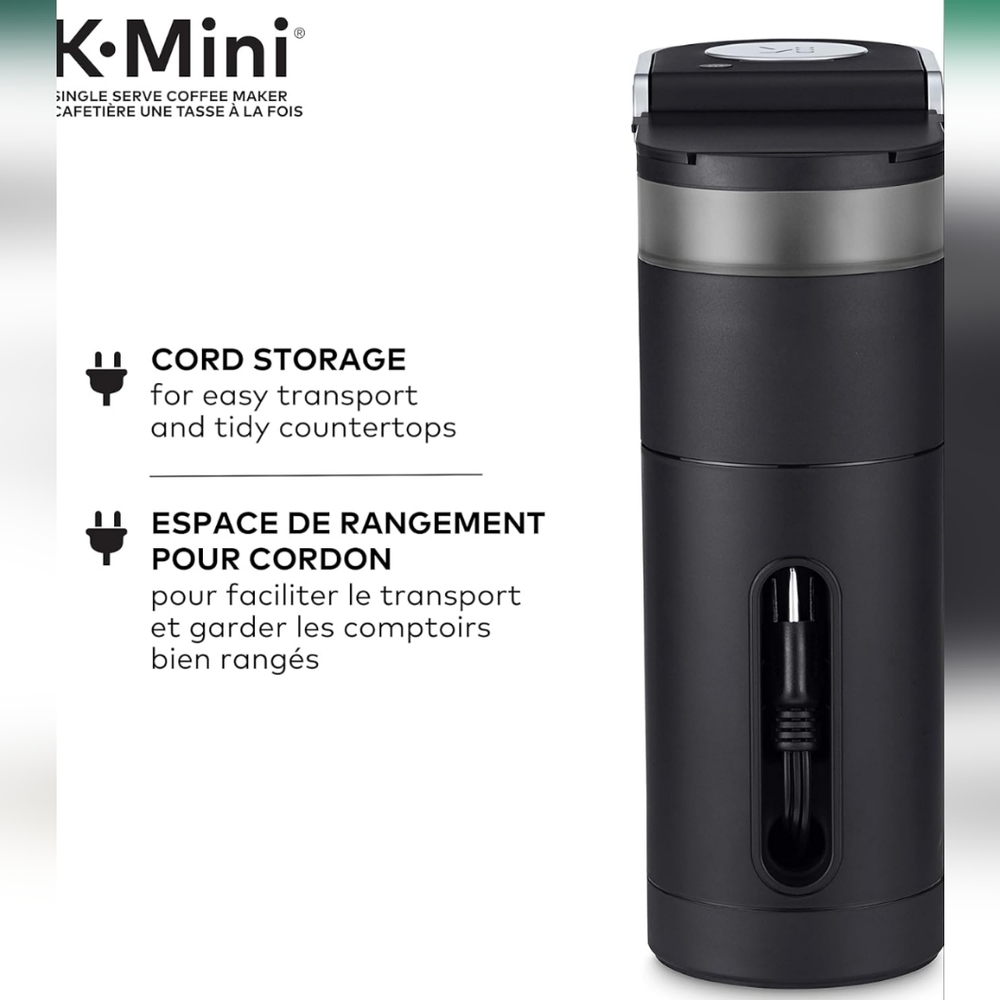 Keurig Matte Black Hot Beverage K-Mini Single Serve Coffee Maker K-Cup - Picture 6 of 16